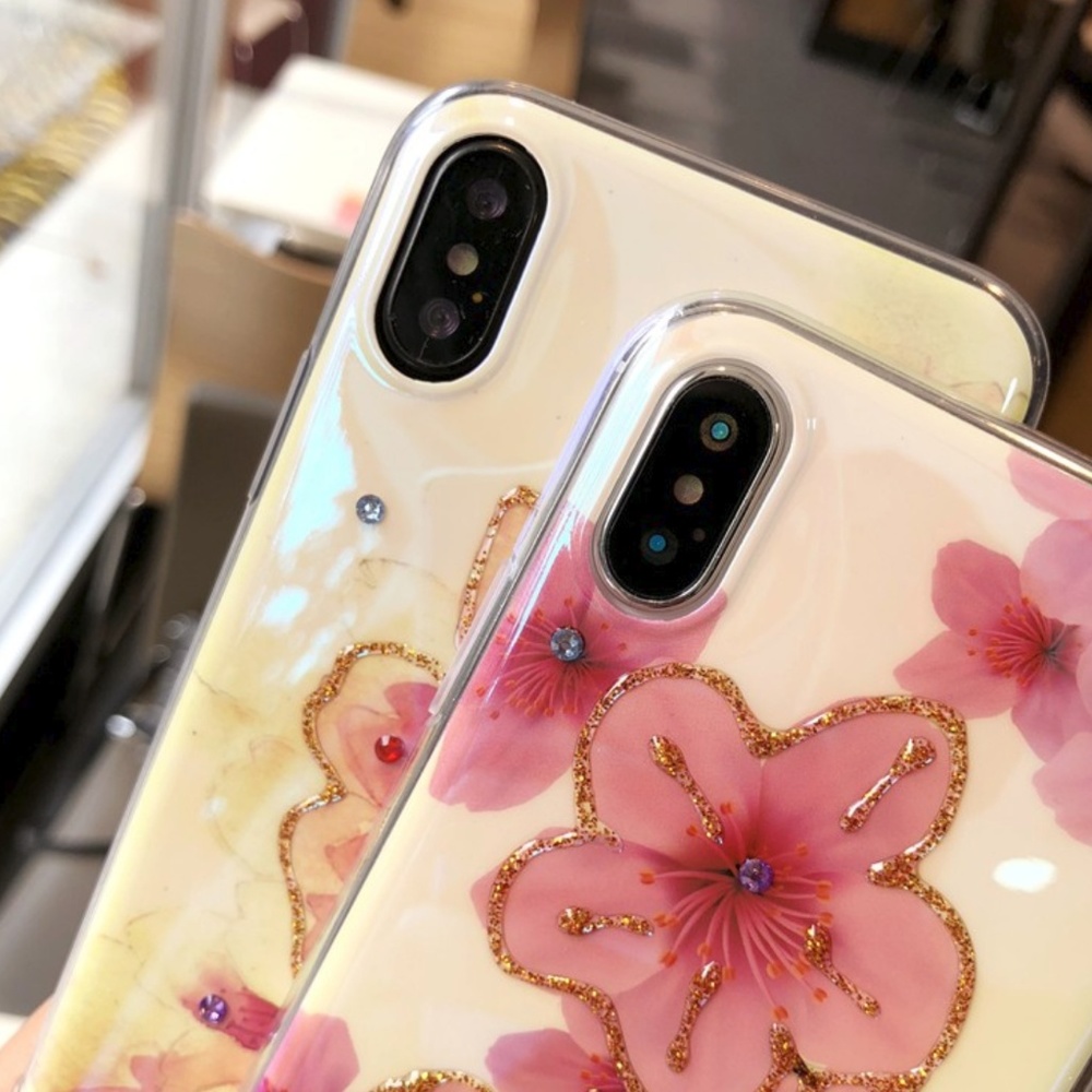 ⚠️Clearance NEW iPhone 7/8 Glitter Flower Case - Picture 4 of 7